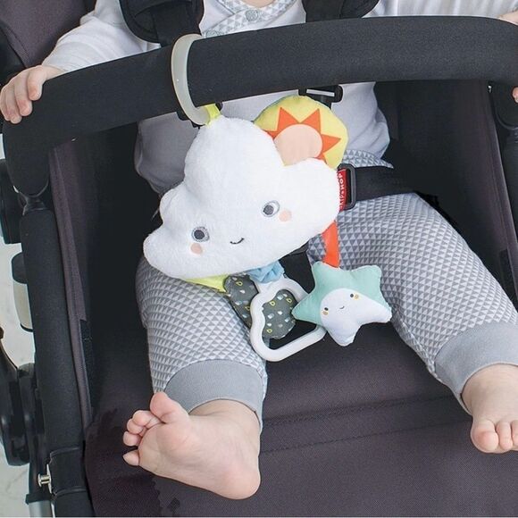 Skip Hop Bundle of 2 Silver Lining Cloud & Owl Colorful Hanging Stroller Toys. - Picture 5 of 5